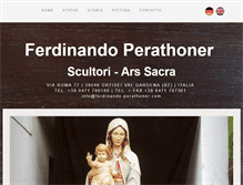 Tablet Screenshot of ferdinando-perathoner.com